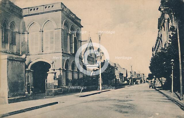 'Sudder Street, Calcutta', c1910. Creator: Unknown.