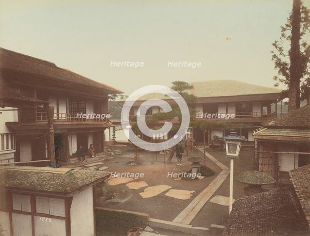 Sudzuki Hotel, Nikko, 1870s-1890s. Creator: Kusakabe Kimbei.