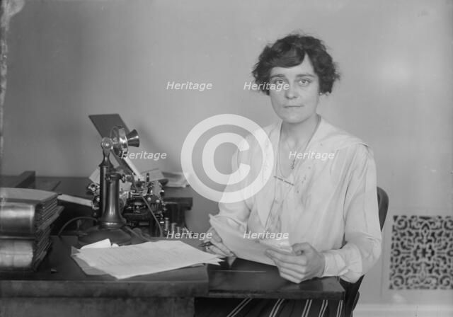 Sue Dorsey, 1918. Creator: Harris & Ewing.