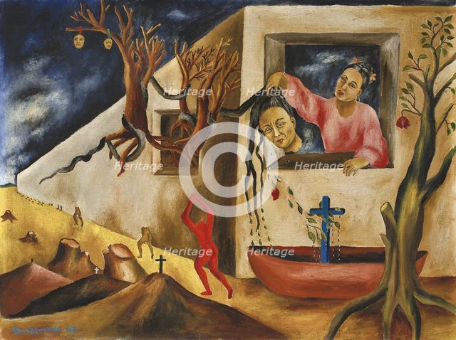 Sueño y presentimiento (Dream and Premonition), 1947. Creator: Izquierdo, María (1902-1955).