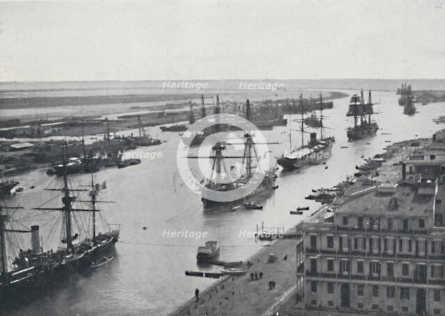 'Suez Canal', 1924. Artist: Zangaki.