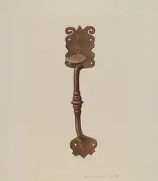Suffolk Latch, c. 1939. Creator: Regina Henderer
