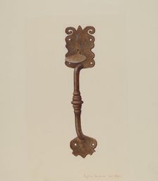 Suffolk Latch, c. 1939. Creator: Regina Henderer