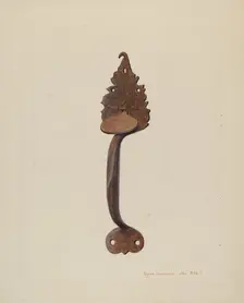Suffolk Latch, c. 1939. Creator: Regina Henderer