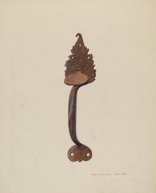 Suffolk Latch, c. 1939. Creator: Regina Henderer