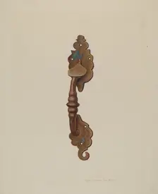 Suffolk Latch, c. 1939. Creator: Regina Henderer