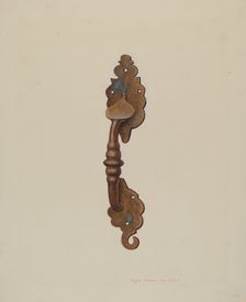 Suffolk Latch, c. 1939. Creator: Regina Henderer