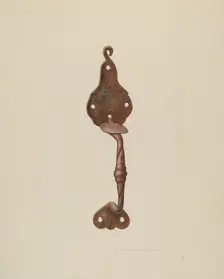 Suffolk Latch, c. 1939. Creator: Regina Henderer