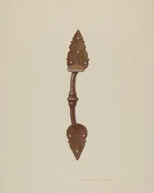 Suffolk Latch, c. 1939. Creator: Regina Henderer