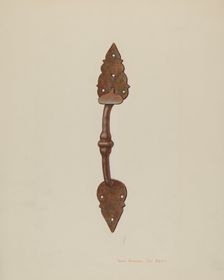 Suffolk Latch, c. 1939. Creator: Regina Henderer