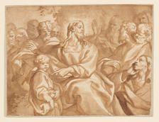 Suffer the Little Children, 1690/1700. Creator: Domenico Piola I