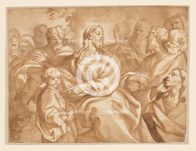 Suffer the Little Children, 1690/1700. Creator: Domenico Piola I.