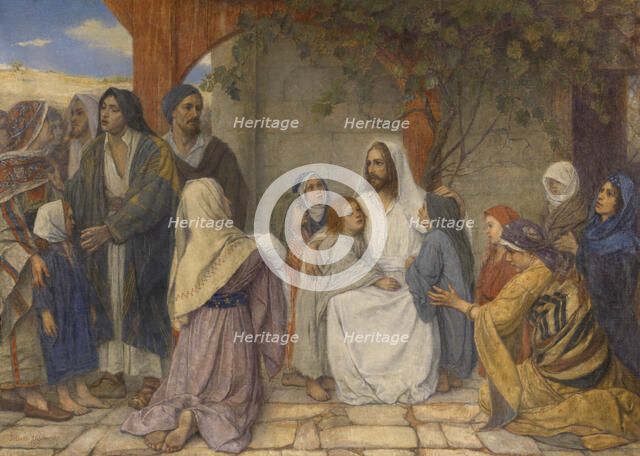 Suffer the Little Children Come to Me, 1923. Creator: Juliaan De Vriendt.