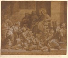 Suffer the Little Children to Come unto Me, n.d. Creator: Giambattista Tinti