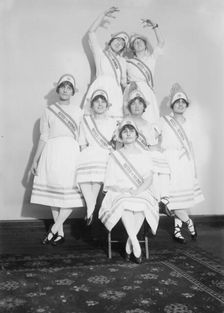 Suffrage dancers, between c1910 and c1915. Creator: Bain News Service