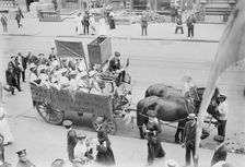 Suffrage Hay Wagon, between c1910 and c1915. Creator: Bain News Service