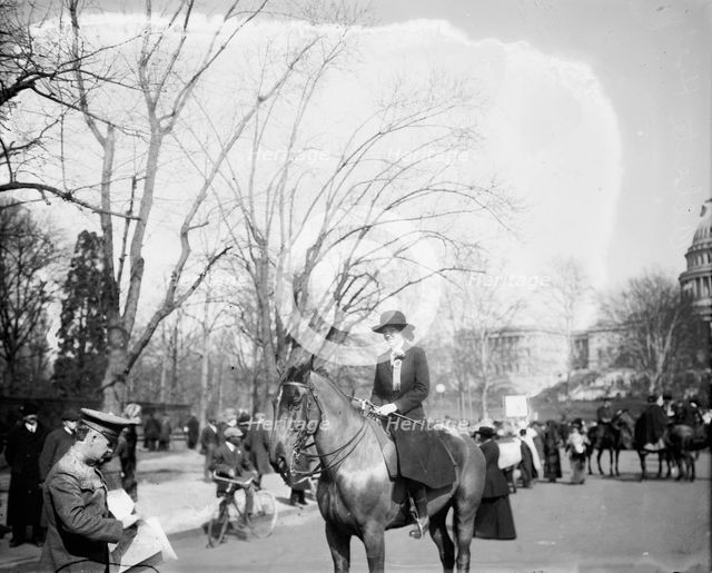 Suffrage Parade, Alberta Hill, 1913. Creator: Bain News Service.