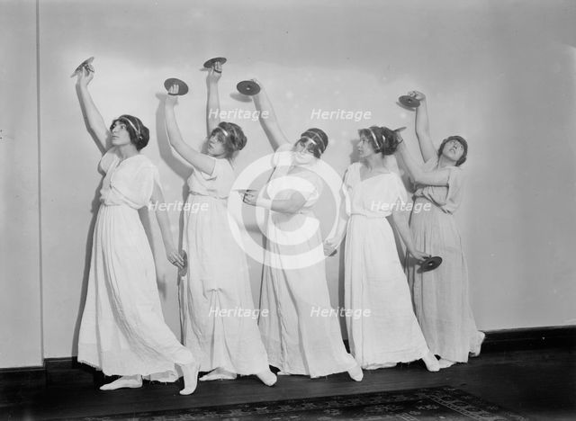 Suffragette Ball - Gr. Cymball Dance, between c1910 and c1915. Creator: Bain News Service.