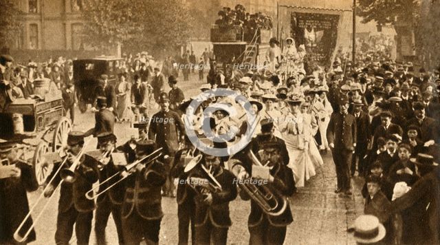 'Suffragette "Martyrs" Released from Prison', 1908, (1933). Creator: Unknown.