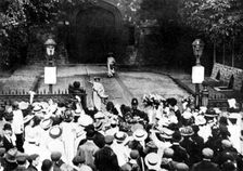 Suffragette window-breakers, released from Holloway Prison, 22 August 1908. Creator: Unknown