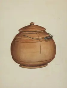 Sugar Container, c. 1937. Creator: Al Curry