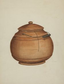 Sugar Container, c. 1937. Creator: Al Curry