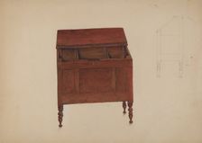 Sugar Chest, c. 1937. Creator: Harry Jennings