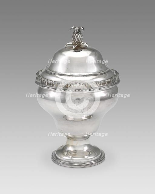 Sugar Bowl, 1790/94. Creator: Abraham Carlile.