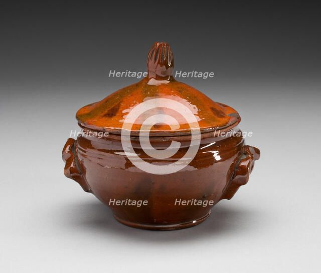 Sugar bowl, 1820/50. Creator: Unknown.
