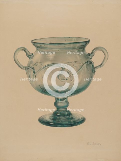 Sugar Bowl, 1935/1942. Creator: Van Silvay.