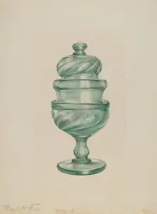 Sugar Bowl, 1935/1942. Creator: Elisabeth Fulda