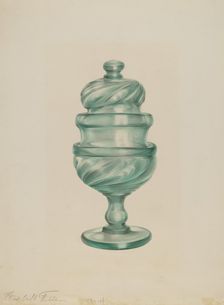 Sugar Bowl, 1935/1942. Creator: Elisabeth Fulda