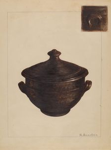 Sugar Bowl, 1935/1942. Creator: Nicholas Amantea