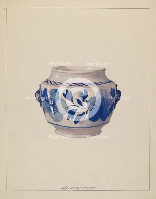 Sugar Bowl, 1936. Creator: J. Howard Iams.