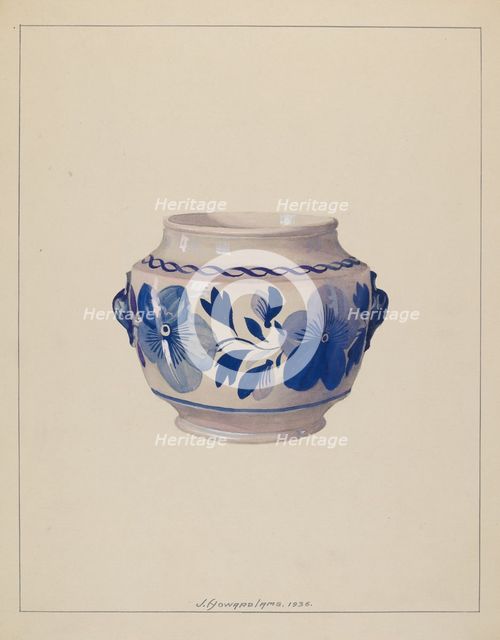 Sugar Bowl, 1936. Creator: J. Howard Iams.