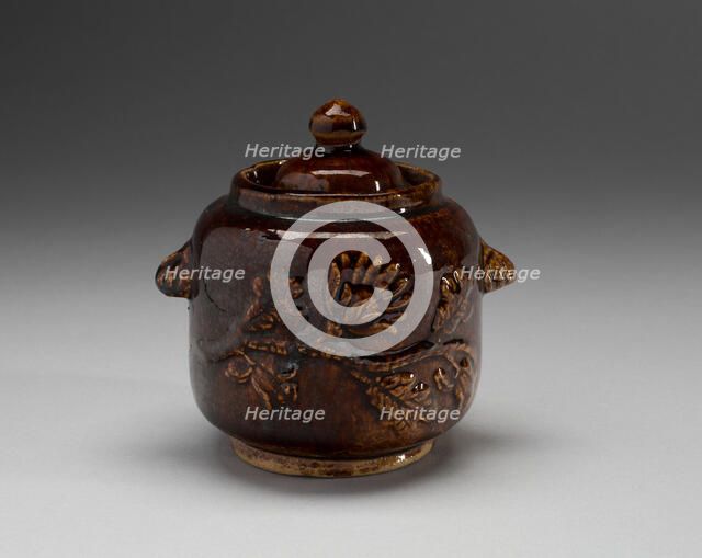 Sugar Bowl with Cover, 1840/90. Creator: Unknown.