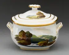 Sugar Bowl with Cover, Burslem, c. 1815. Creator: Wedgwood