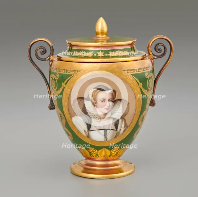 Sugar Bowl And Cover, c1795. Creator: Unknown.