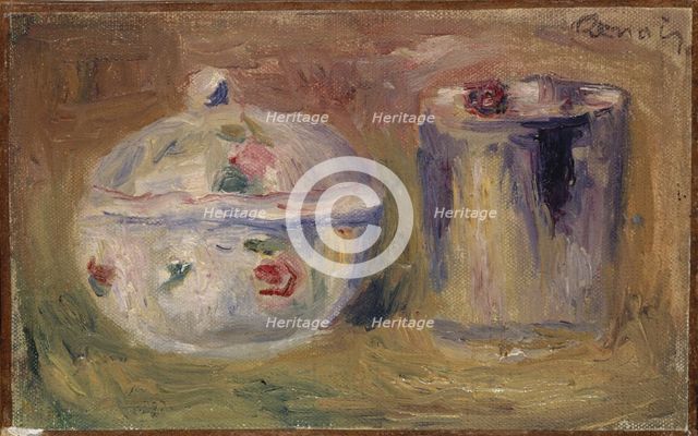 Sugar bowl and Beaker, c1900. Creator: Pierre-Auguste Renoir.
