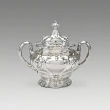 Sugar Bowl and Lid (part of a set), 1900. Creator: Gorham Manufacturing Company