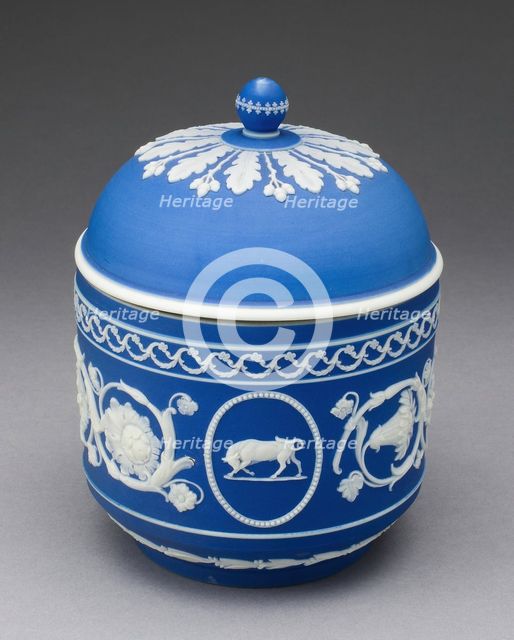 Sugar Bowl, Burslem, 1775/1800. Creator: Wedgwood.