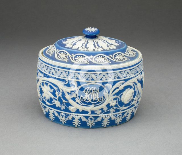 Sugar Bowl, Burslem, c. 1790. Creator: Wedgwood.