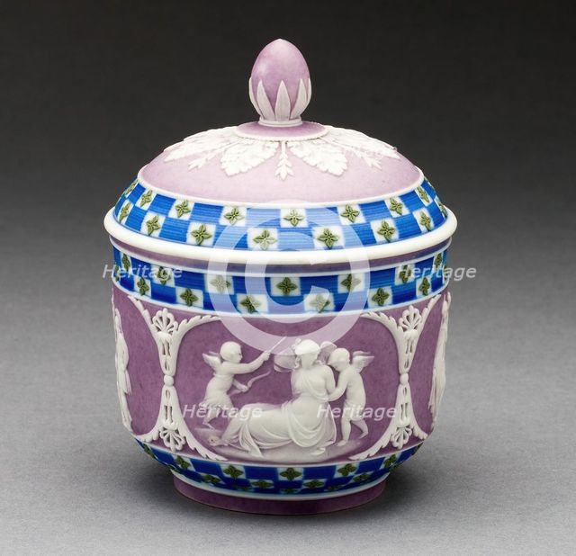 Sugar Bowl, Burslem, c. 1800. Creator: Wedgwood.