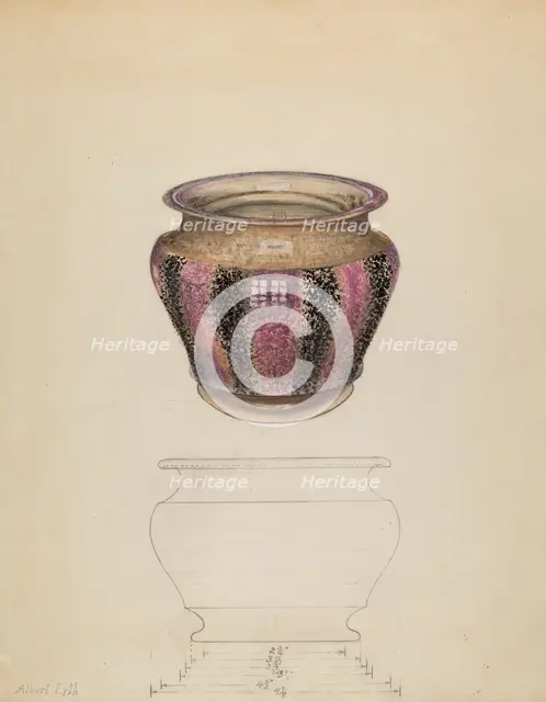 Sugar Bowl, c. 1936. Creator: Albert Eyth.