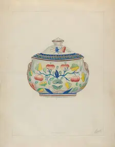 Sugar Bowl, c. 1936. Creator: Arthur Wegg