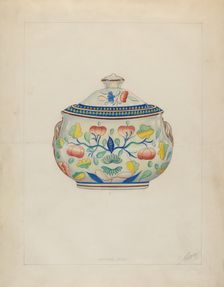 Sugar Bowl, c. 1936. Creator: Arthur Wegg