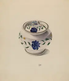 Sugar Bowl, c. 1936. Creator: Edward White