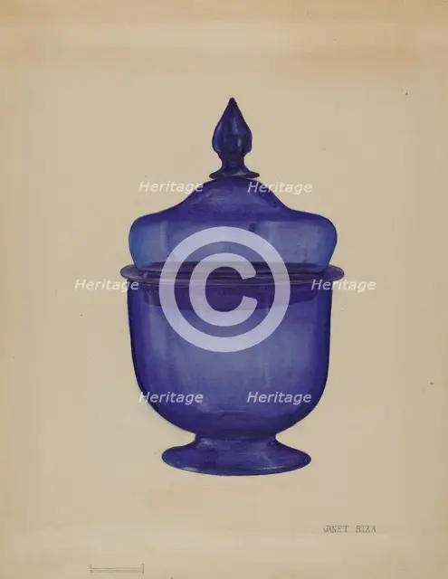 Sugar Bowl, c. 1936. Creator: Janet Riza.