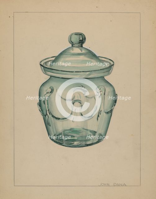Sugar Bowl, c. 1936. Creator: John Dana.