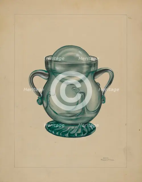 Sugar Bowl, c. 1936. Creator: John Tarantino.